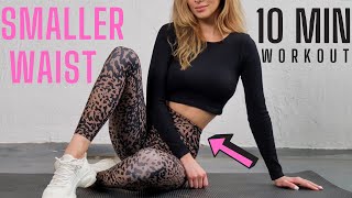 10 Min Smaller Waist Workout - Medium Level Arina