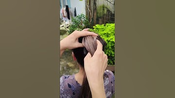 Tóc giả cột đuôi ngựa tóc cột thanh quấn thẳng phối line #toccotthanhquan