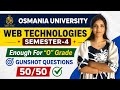 WEB TECHNOLOGIES | IMPORTANT QUESTIONS | OSMANIA UNIVERSITY | SEMESTER-4 | 💯 PASS | @shivanipallela 