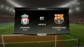 A fifa 17 simulated gameplay match-up featuring liverpool vs barcelona
platform: playstation 4 slim game: recording device: elgato hd 60 find
me here...