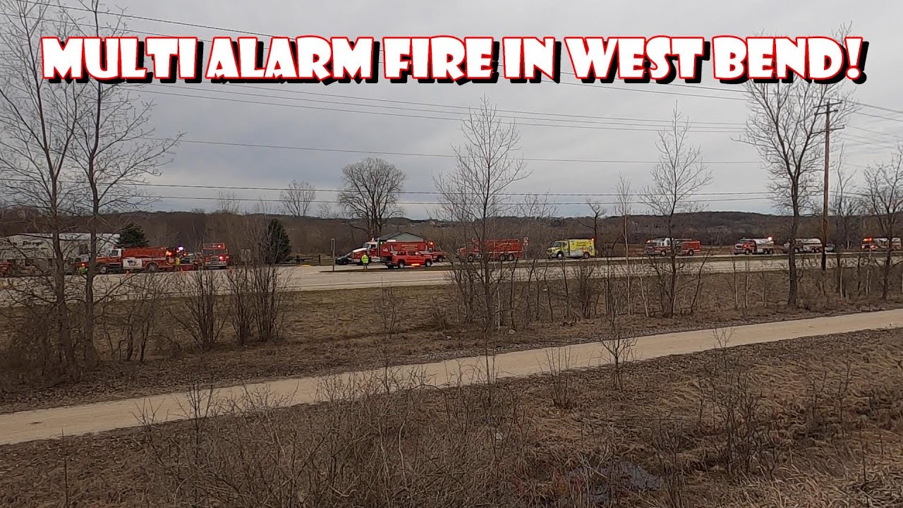 Multi Alarm Fire in West Bend! YouTube