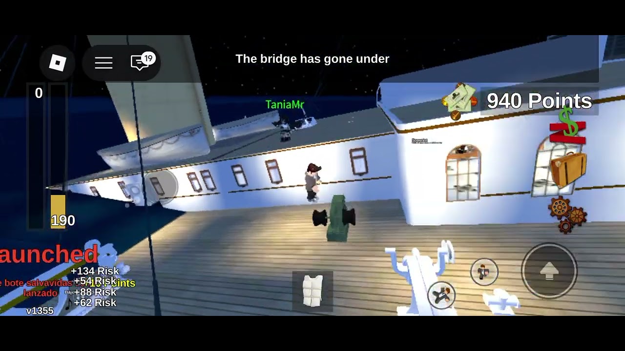 Sobreviví al titanic de Roblox #roblox #juegotitanic #titanic 