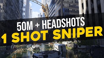 The Division 2 | 50M+ Headshots! 1 Shot Kill Marksman Rifle Build! TU10 Headhunter Legendary Sniper