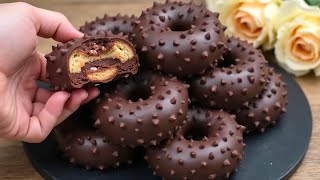 картинка: Быстрый домашний шоколадный десерт без выпечки! Никакой муки и желатина!