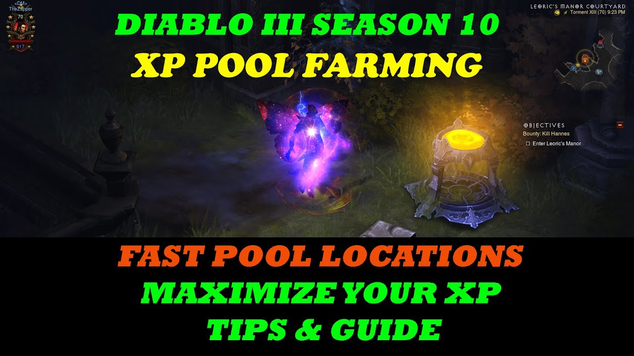 Diablo 3 XP Pool Farming