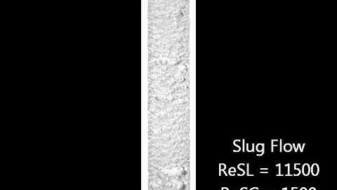 Different Flow Patterns Vertical Downward Flow
