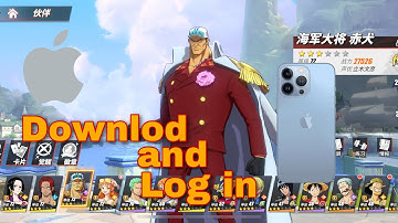 How to download and log in one piece fighting path (opfp) for ios