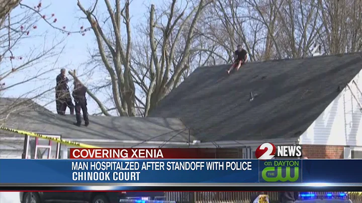 Man hospitalized after standoff with police