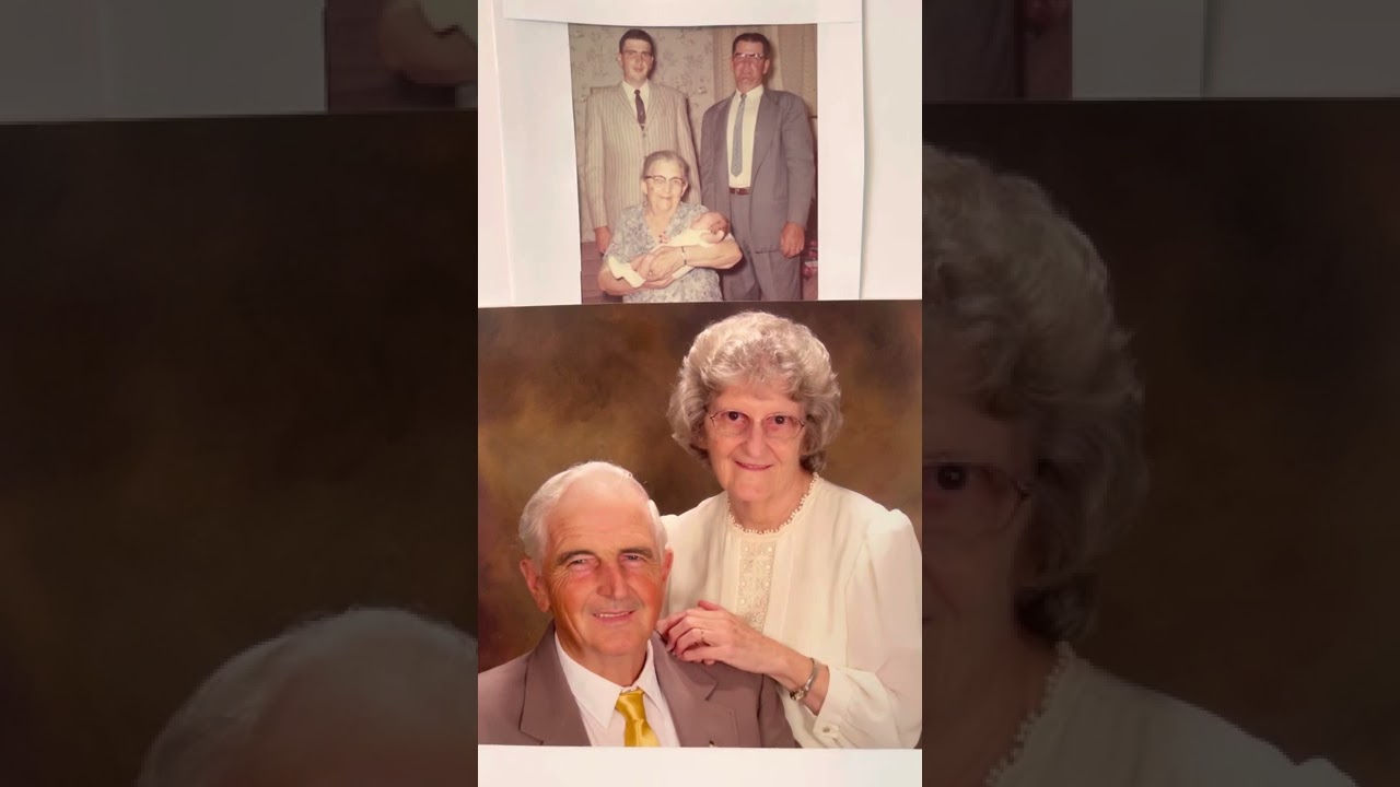 Dad singing The Lord’s Prayer at Joanne and Darcy’s wedding in 1991.