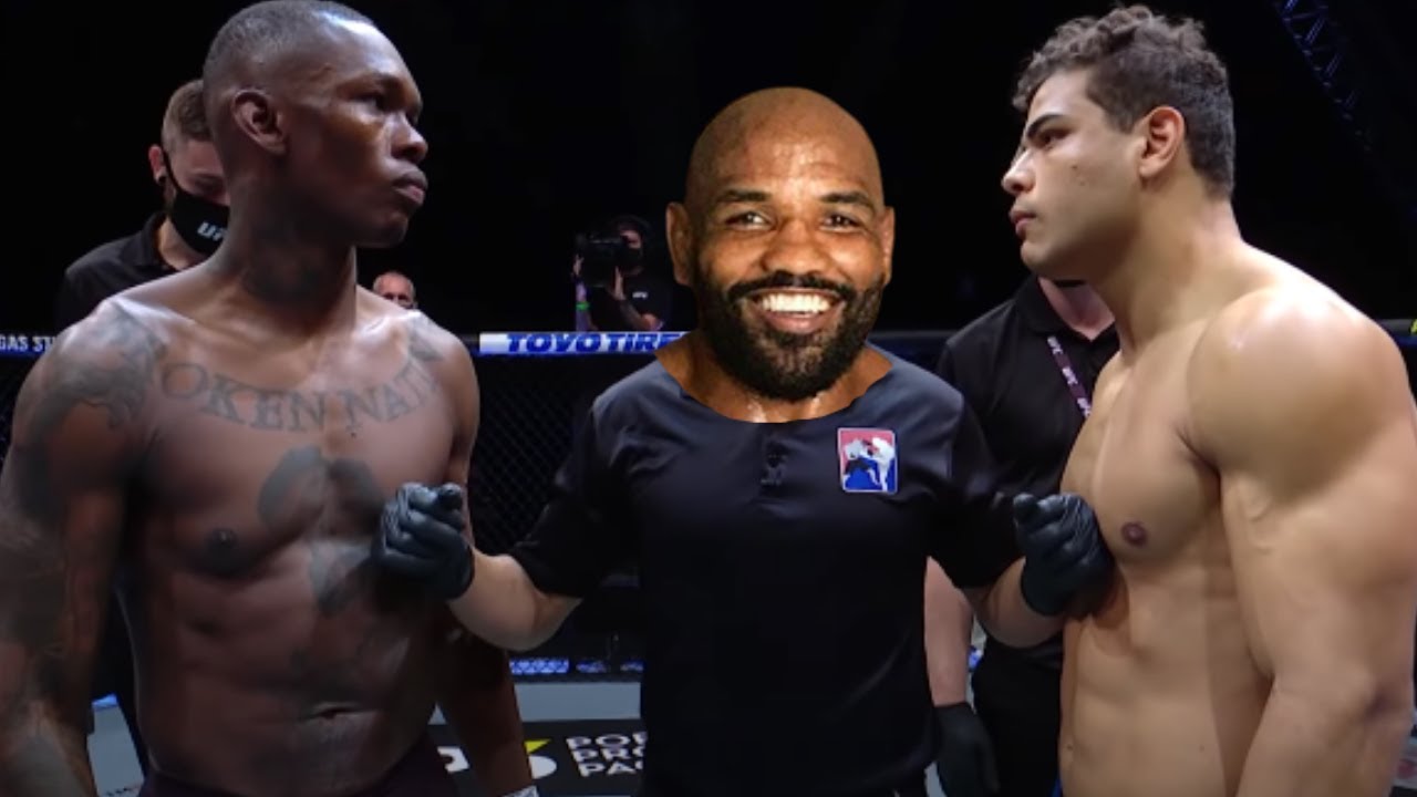 Israel Adesanya calls Paulo Costa "Romero" inside the Octagon at UFC 253