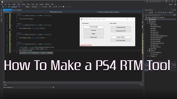 How to make a PS4 RTM Tool