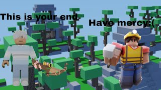Chill Gameplay in skywars (Roblox Bedwars)