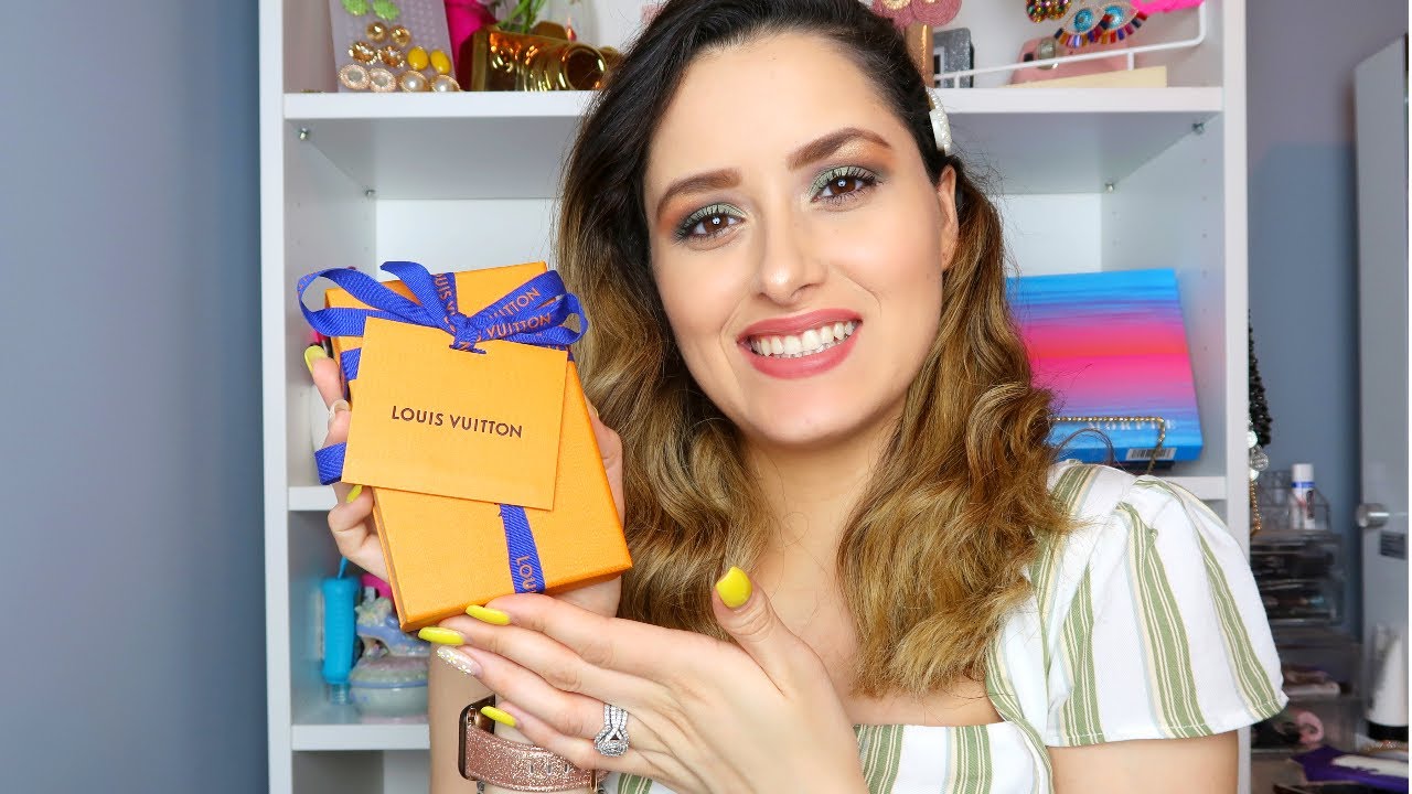 LOUIS VUITTON LOUISE HOOP EARRINGS - UNBOXING AND REVIEW 