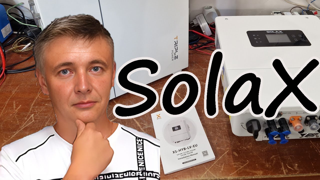 Гібридний інвертор Solax 6 кВт X1 HYB LV EU  & 5 кВт*год. Акумулятор - Повний розбір та тести