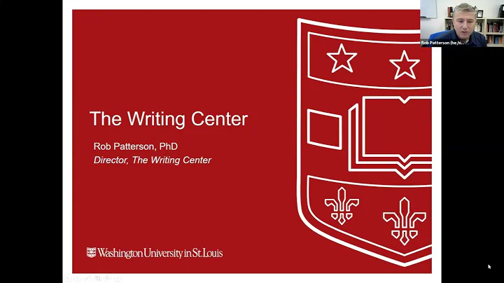 A Conversation about Academic Support- The Writing Center
