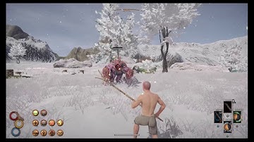 Outward - Fishing Pole Vs Shell Horror - Naked Hardcore Permadeath No lifepots