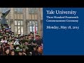 Yale Commencement Ceremony 2015