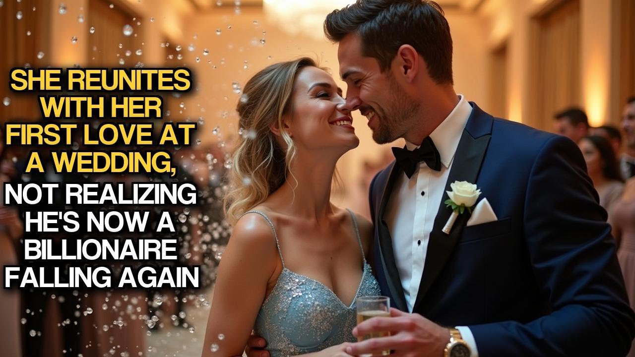 She Reunites With Her First Love at a Wedding, Not Realizing He's Now A Billionaire Falling Again