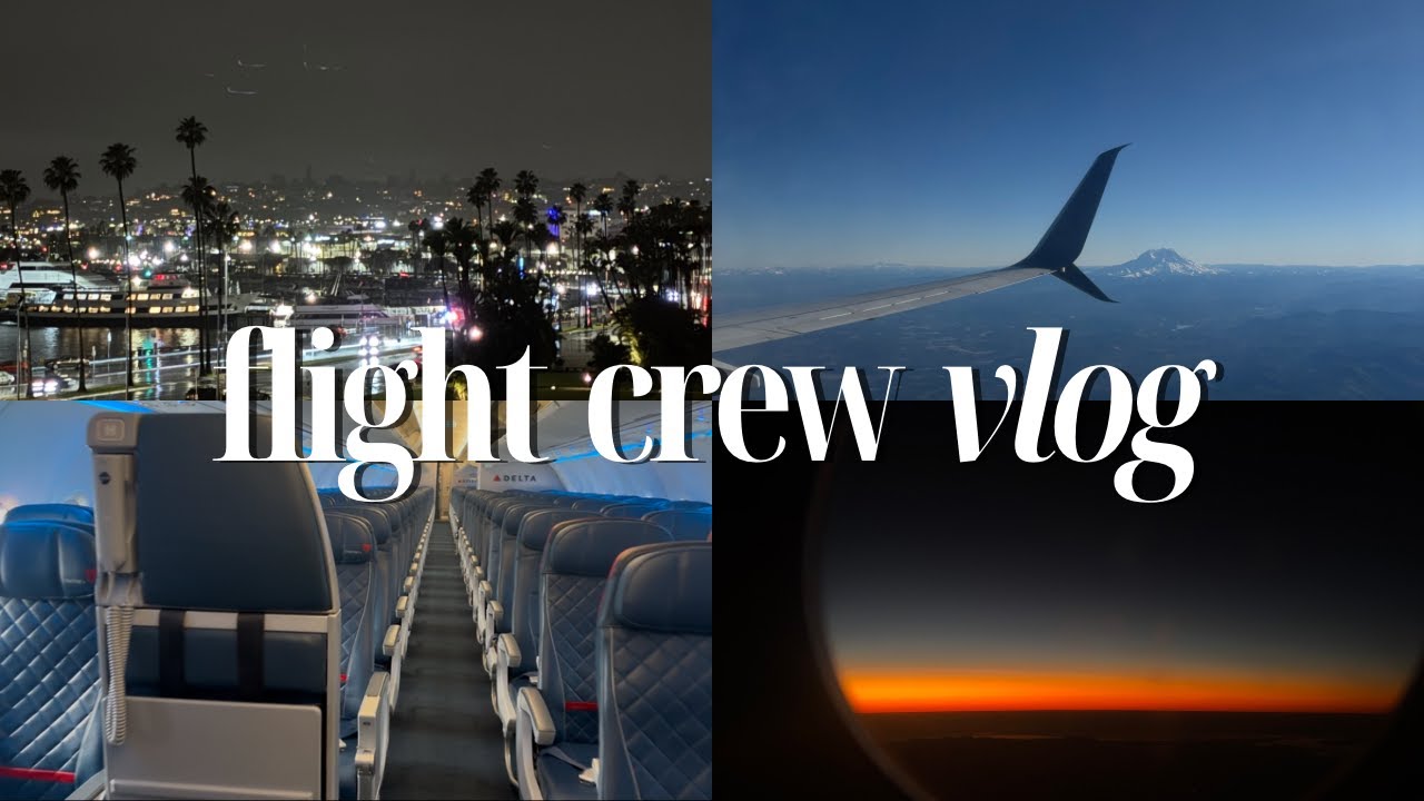 3 day trip vlog | Atlanta, San Diego, flight attendant life