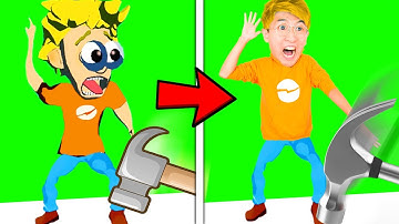 LANKYBOX Plays PRANK MASTER 3D IN REAL LIFE!? (NOOB vs PRO vs HACKER!) *BONUS LEVELS!*