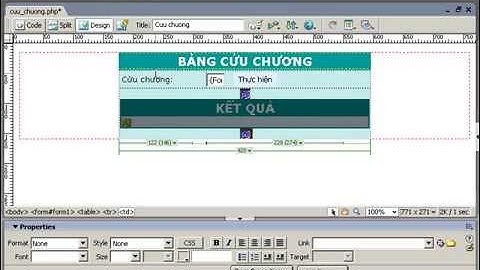 Bài giải thiết kết form tính bảng cửu chương cơ bản bằng ngôn ngữ php