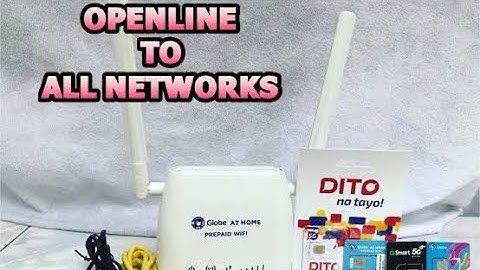 HOW TO OPENLINE GLOBE AT HOME PREPAID WIFI | ZLT-S10G (version 2.00)