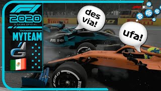 F1 2020 MYTEAM #27 - GP DO MÉXICO - O CARRO PERDEU O RENDIMENTO? (Português-BR)