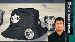 Starbucks x New Era  バケットハット　値下げ！　レア商品 海外限定)Starbucks x New Era バケットハット（ブラック） 海外