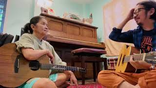 Video thumbnail of "For Baby - Cover by Mom and Son ( Practice time ) ❤️"