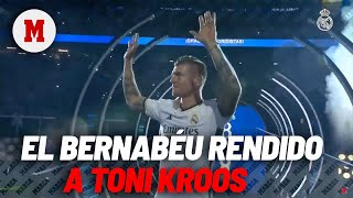 El Santiago Bernabéu rendido a Toni Kroos