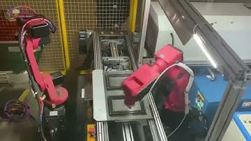 0805 dual machine adhesive coating assembly line operation
