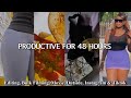 PRODUCTIVE SUMMER DAYS IN MY LIFE | Trying to be productive for 48 hrs | Bulk filming, editing