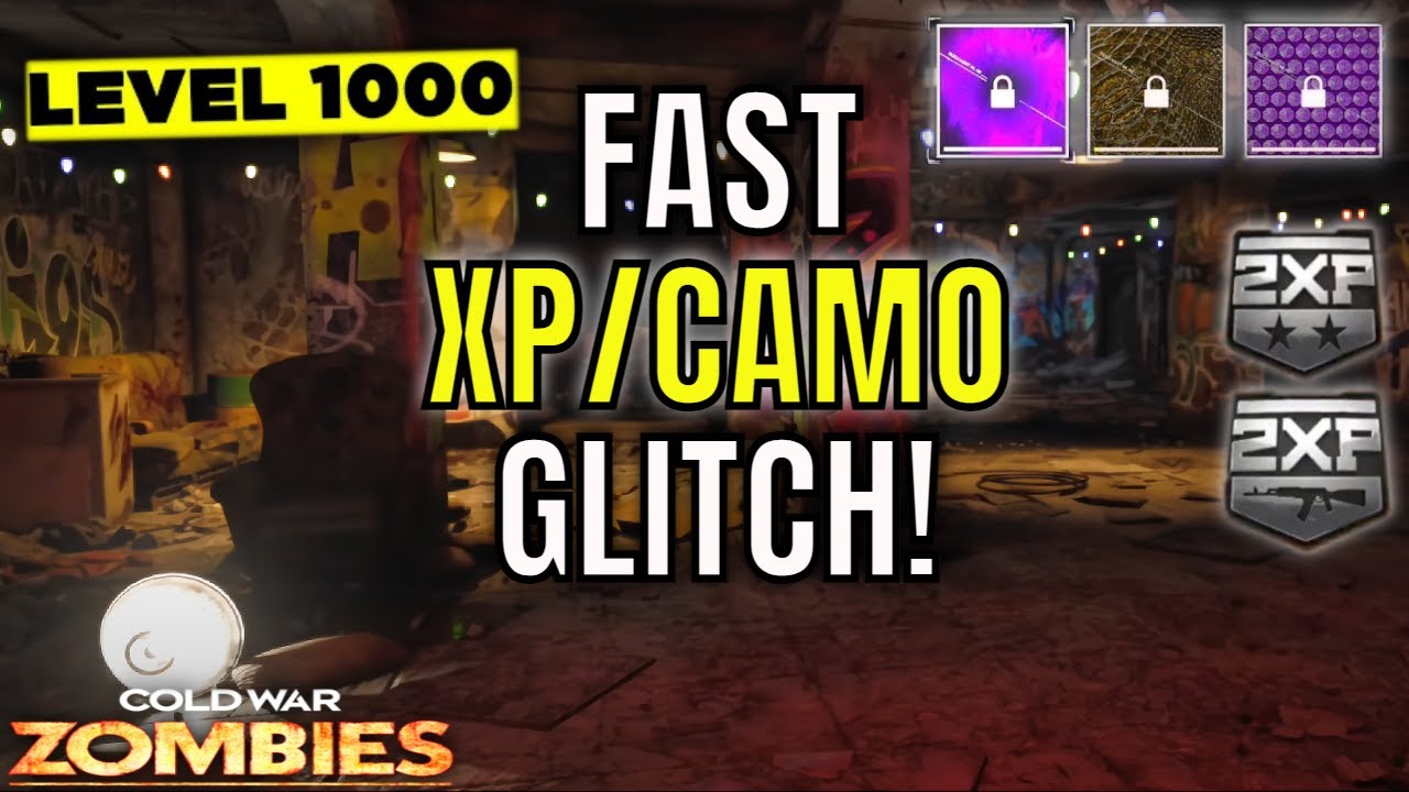 Cold War Zombie Glitches: NEW Fast XP/Camo Glitch After Patch! Level Up Fast (Die Maschine)