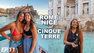 5 days in Rome, Cinque Terre, &amp; Nice! (travel vlog) | European Summer 2022 | Contiki