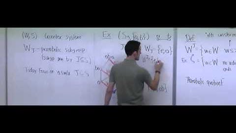 Lecture 13 . Coxeter Groups (Federico Ardila)