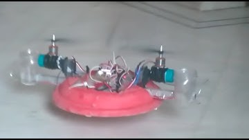 Frisbee copter Homemade/UFO BICOPTER/Hexacopter/Dual copter/Bicopter- First flight/Low Flying