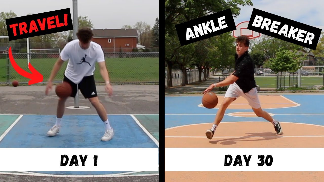 30 Day Basketball Dribbling Challenge (30 Minutes A Day) - Before ...