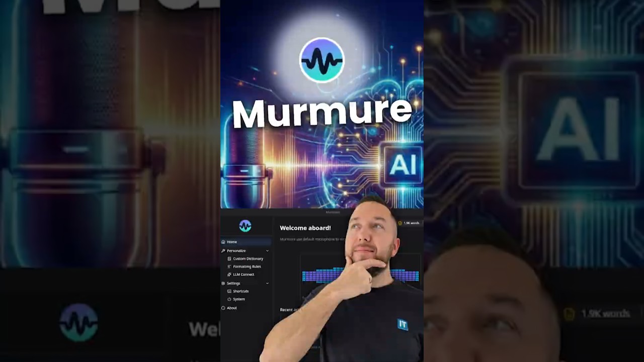 Murmure : dictée vocale avec IA locale (privacy-first)