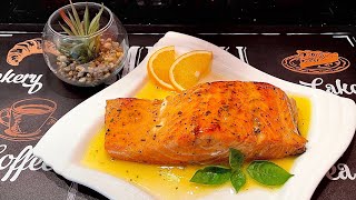 CÁ HỒI SỐT CAM | SALMON ORANGE SAUCE
