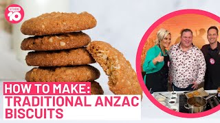 How To Make Traditional Anzac Biscuits | Studio 10