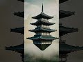 Floating Bamboo Pagoda #architecture #asmr #shorts