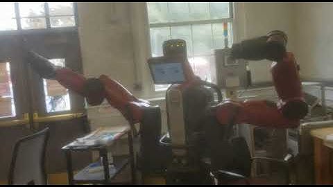Rethink Robotics Baxter showing off