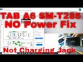 Samsung Galaxy Tab A6 (SM-T285) No Power Not Charging Fix In Urdu  Explain With Schematic Diagram