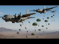 Shock Deployment! US Paratroopers Leap Into Action Near Iran from C-130