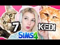 7 TANE KEDİYE BAKMA CHALLENGE (The Sims 4)