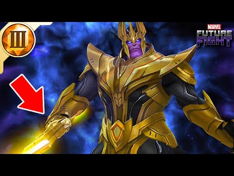 King Thanos dominates! easy oneshot combo & tank god - Marvel Future Fight