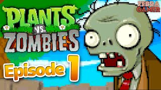 Plants vs. Zombies Nintendo DS Gameplay Walkthrough Part 1 - World 1! Zombies on Your Lawn!