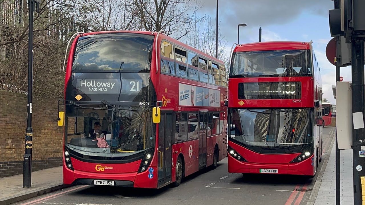 London Buses at Lewisham 19/02/24