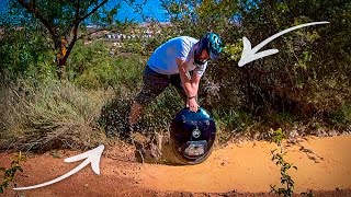 Mas barro que CONEJOS 🐇 Viajando y acampando en MONOCICLO ELÉCTRICO | La Alpujarra, Granada #2