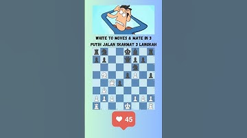 Checkmate in 3 to Win 🤔🔑 #puzzle #chess #catur #xadrez #ajedrez #échecs #satranç